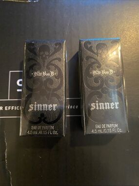 Set of 2 Kat Von D Sinner Eau de Parfum Mini Duo - Black.